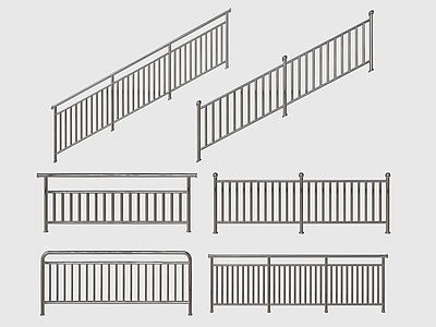 现代围栏护栏 不锈钢栏杆 旗台护栏 楼梯扶手 楼梯栏杆 铁艺栏杆