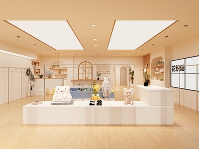 奶油原木服装店 儿童店 女装店