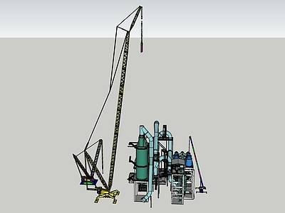 其他工业设备 起重机 管道布置