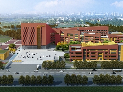 现代学校建筑 36班高中 施工图