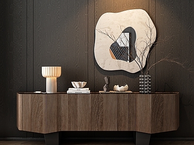 现代意式玄关柜 minotti 餐边柜 玄关柜 边柜