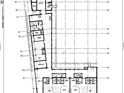 现代幼儿园建筑 幼儿园建筑平面图 施工图