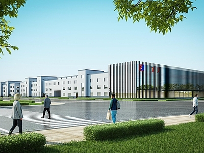现代厂房 现代厂房建筑