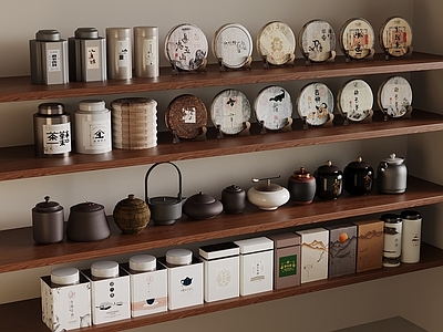 茶具 新中式茶具 茶壶 茶杯 茶叶