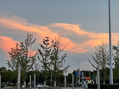 现代轻奢街道外景 商业街外景 道路