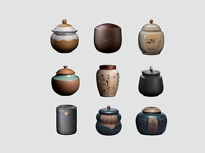 茶具 茶叶罐 茶叶 茶罐 茶具 陶瓷罐茶叶
