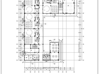 现代幼儿园建筑 12班幼儿园 施工图