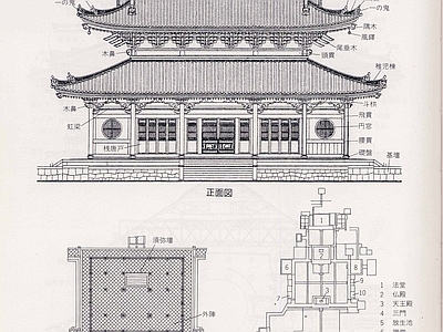 日式外立面 日式古建筑 江户时代古建筑 古建筑