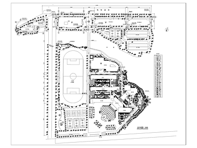 现代新中式校园景观 学校景观 设计方案 幼儿园景观 中学 大学 施工图