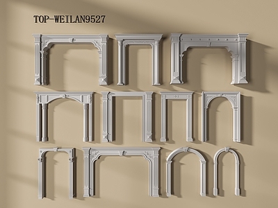欧式其他局部构件 垭口 拱门
