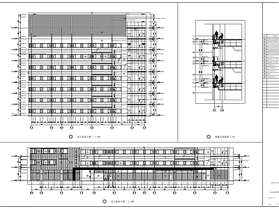 现代医院建筑 三甲人民医院建筑 施工图