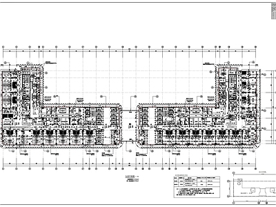 现代医院建筑 住院楼 施工图