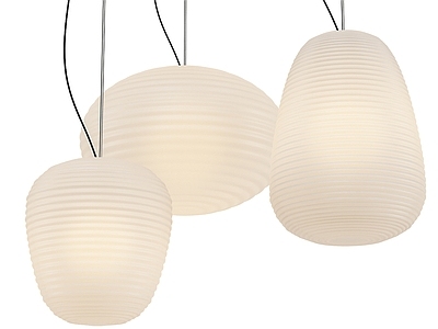 现代封闭式厨房 Foscarini 仪式吊灯