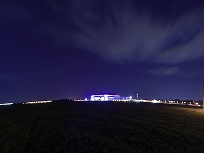 现代户外HDR 夜景HDR