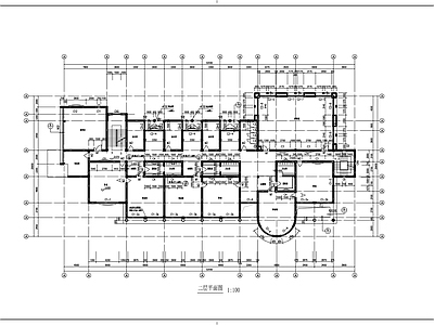 现代幼儿园建筑 三层幼儿园建筑图 施工图