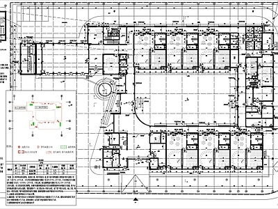 现代幼儿园建筑 幼儿园建施图 施工图