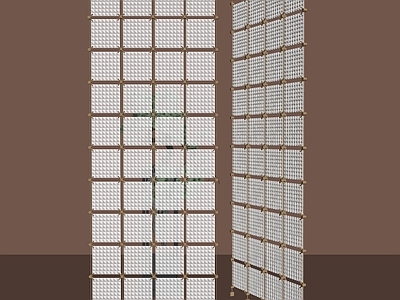 现代隔断 玻璃片隔断 玻璃片屏风 玻璃隔断