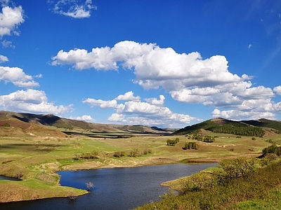 现代风景 白天