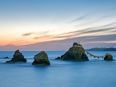 现代风景 夕阳