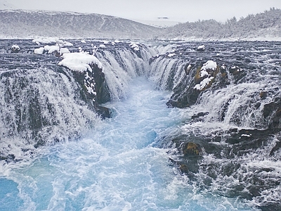 现代风景 雪景