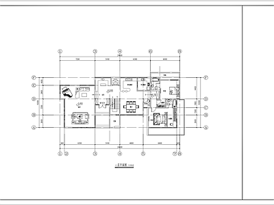 现代别墅建筑 独栋别墅 自建房 施工图