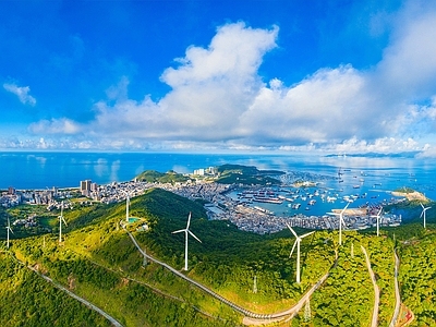 现代风景 山