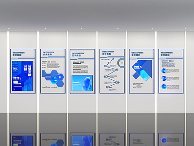 现代其他展厅 展厅 文化展厅 企业墙 宣传栏 文化墙