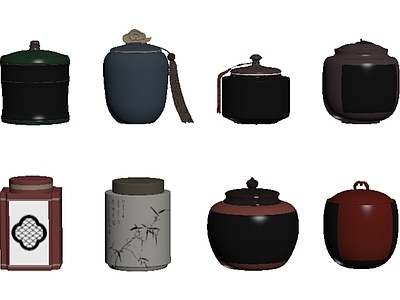 茶具 茶叶 茶罐组合