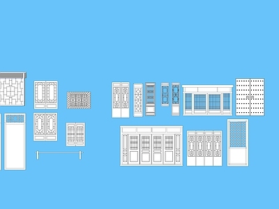 新中式中式其他门 中式门窗 古建门窗