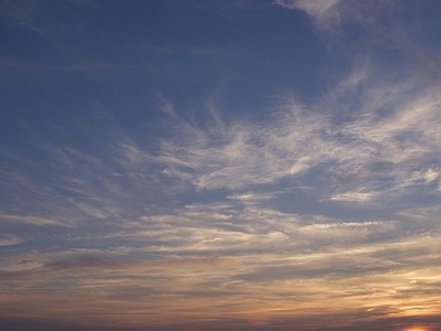 现代新中式天空外景 夜晚天空 黄昏天空 夕阳天空