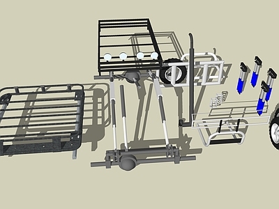 汽车 越野零件车顶架