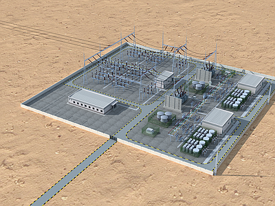 工业设备 变电站 电站 机房 电缆 电线