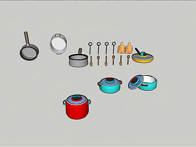 厨具 锅 锅碗瓢盆 勺子 电饭锅