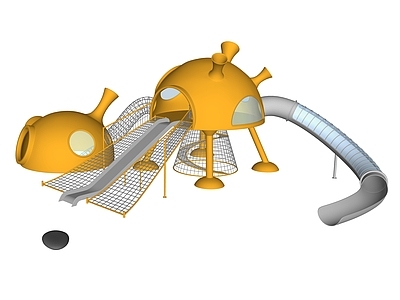 儿童滑梯 飞碟儿童滑梯 儿童公园滑梯 示范区滑梯