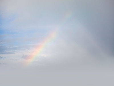 现代天空外景 彩虹天空