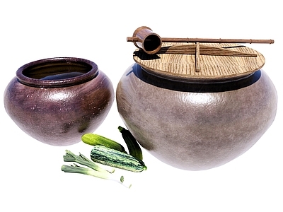 新中式庭院小品 中式老旧水缸 庭院陶罐水缸 水坛子 水缸米缸菜缸 中式老物件陶器