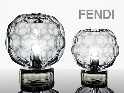 现代轻奢台灯 FenDi 玻璃台灯