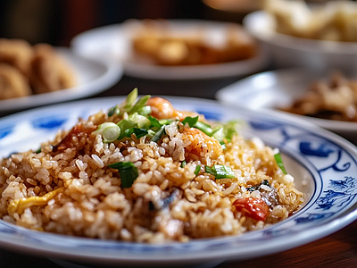 现代美食 炒米饭