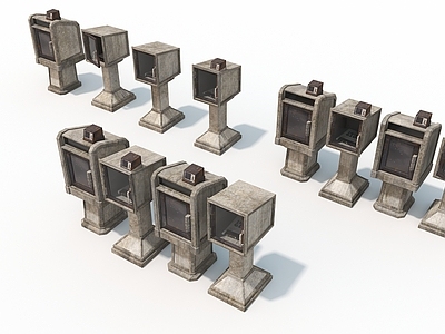 工业设备 信箱 复古通信箱