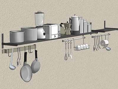 现代挂件 厨房挂钩 厨房用品 碗筷碗碟