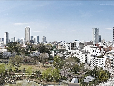 现代城市外景 城市外景 白天城市外景 广场外景