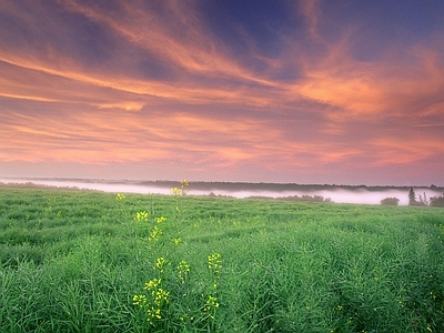 现代天空外景 夕阳天空