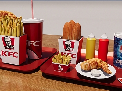 食物饮料 快餐菜单食品饮料 KFC套餐