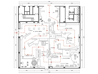 现代展厅 文化体验馆展厅 施工图