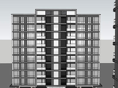 简约轻奢多层住宅 宁波绿城馥香园 洋房住宅建筑单体