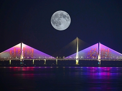 现代城市外景 夜晚城市