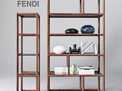 现代新中式博古架 Fendi 置物架