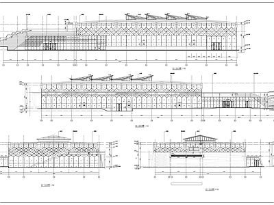 现代体育馆建筑 游泳馆建筑图 施工图 体育馆建筑