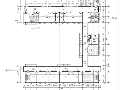 现代学校建筑 教学楼建施 施工图