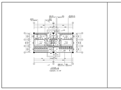 现代办公楼建筑 游泳池管理用房 施工图